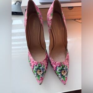 Pink and green Gianvito Rossi Stilletos